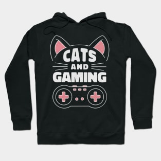 Cats and gaming Hoodie
